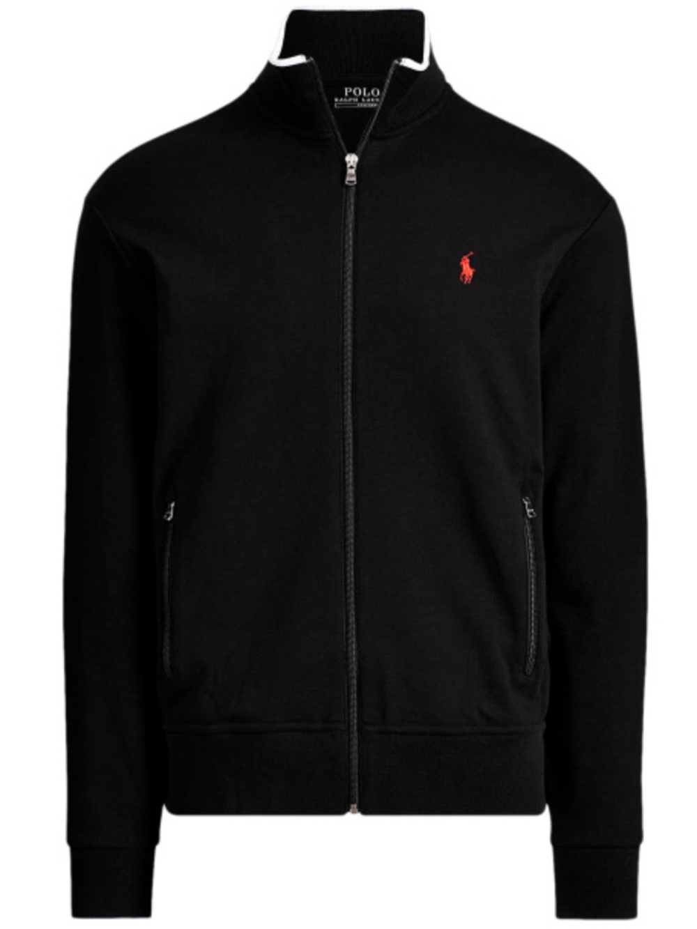 Polo by Ralph Lauren Men's Black Full-Zip Sweater